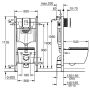 VÄGGHÄNGD TOALETT GROHE SOLIDO 5-IN-1 +WC-SKÅL