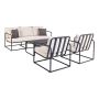 SOFFGRUPP SENSUM ASKNÄS ALUMINIUM SVART