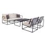 SOFFGRUPP SENSUM ASKNÄS ALUMINIUM SVART