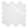 KAKELDEKOR PEEL & STICK HEXAGON 30X30CM VIT
