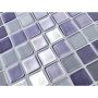 KAKELDEKOR PEEL & STICK MOSAIK 30X30CM LILA