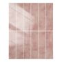 KAKELDEKOR PEEL & STICK REKTANGEL NATURSTEN 29X23CM ROSA