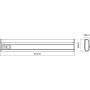 SKÅPBELYSNING OSRAM LINEAR LED MOBILE 300MM VIT