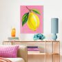 TAVLA REINDERS JUICY LEMON SLIM FRAME 40X50CM VIT