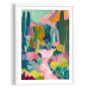 TAVLA REINDERS MOUNTAIN CANYON MODERN FRAME 50X70CM VIT