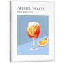 TAVLA REINDERS APEROL SLIM FRAME 30X40CM VIT