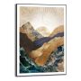 TAVLA REINDERS AUTUMN MOUNTAINS SLIM FRAME 50X70CM SVART