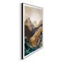 TAVLA REINDERS AUTUMN MOUNTAINS SLIM FRAME 50X70CM SVART