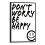 TAVLA REINDERS DONT WORRY SLIM FRAME 20X30CM SVART