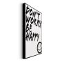 TAVLA REINDERS DONT WORRY SLIM FRAME 20X30CM SVART