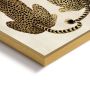 TAVLA REINDERS LOVING CHEETAS SLIM FRAME 30X40CM GULD