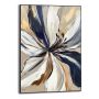 TAVLA REINDERS GLAMOUR FLOWER SLIM FRAME 50X70CM SVART