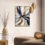 TAVLA REINDERS GLAMOUR FLOWER SLIM FRAME 50X70CM SVART