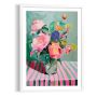 TAVLA REINDERS FLOWER TABLE MODERN FRAME 50X70CM VIT