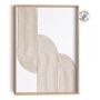 TAVLA REINDERS KNOT TINTED LINES WOOD FRAME 30X40CM