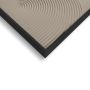TAVLA REINDERS THIN COMB BLACK FRAME 30X40CM TAUPE