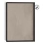 TAVLA REINDERS THIN COMB BLACK FRAME 30X40CM TAUPE