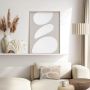 TAVLA REINDERS ORGANIC PEBBLESWOOD FRAME 50X70CM