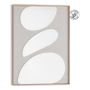 TAVLA REINDERS ORGANIC PEBBLESWOOD FRAME 50X70CM