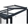 VÄXTHUS GARDOL SVART ALUMINIUM/GLAS 0,9M²