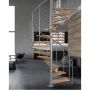 SPIRALTRAPPA ATRIUM SYSTEM GRÅ Ø150CM