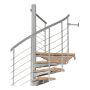 SPIRALTRAPPA ATRIUM SYSTEM GRÅ Ø168CM