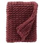 PLÄD VENTURE HOME KATE 130X170CM BURGUNDY 