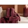 PLÄD VENTURE HOME KATE 130X170CM BURGUNDY 