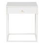 SÄNGBORD VENTURE HOME BAKAL 43X43CM VIT 