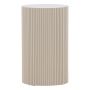 SIDOBORD VENTURE HOME LENOX Ø31CM BEIGE 