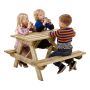 TRÄDGÅRDSMÖBEL NORDIC PLAY ACTIVE BORD/BÄNKSET JUNIOR 90X86X49,5CM
