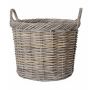 KORG PIARDINO KUBU RATTAN Ø40CM GRÅ