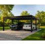 CARPORT CANOPIA OSLO METALL 2-PLATSER 6X6M 36,23M²