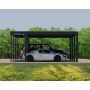 CARPORT CANOPIA OSLO METALL 4-PLATSER 11,9X6M 71,28M²