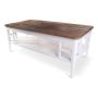 SOFFBORD STENEXPO ALASKA 130X70CM BRUNBETSAD/VITLACK