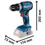 VERKTYGSPAKET BOSCH PROFESSIONAL GSB/GEX/GKS 18V 1X4,0AH
