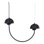 PENDELLAMPA VIND LYCKORNA SVART