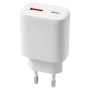 VÄGGLADDARE VOLTOMAT 45W USB/USB-C VIT      