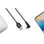 USB-A KABEL VOLTOMAT TILL USB-C 1 M SVART