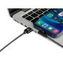 USB-A KABEL VOLTOMAT TILL USB-C 1 M SVART
