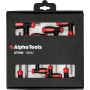 INSEXNYCKELSATS ALPHA TOOLS 8 DELAR