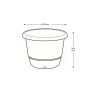 UTOMHUSKRUKA ELHO AMIGA ROUND Ø40CM BEIGE