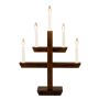 ADVENTSLJUSSTAKE KONSTSMIDE 5L BRUN