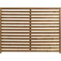 VINDSKYDD NORDIC FENCE NOVA GRUNDMÅLAD 160X120CM TEAK 