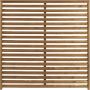 VINDSKYDD NORDIC FENCE NOVA GRUNDMÅLAD 160X160CM TEAK 