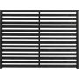VINDSKYDD NORDIC FENCE NOVA GRUNDMÅLAD 60X120CM SVART