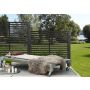VINDSKYDD NORDIC FENCE NOVA GRUNDMÅLAD 60X120CM SVART