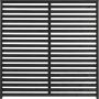 VINDSKYDD NORDIC FENCE NOVA GRUNDMÅLAD 160X160CM SVART