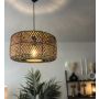 TAKLAMPA ANETA LIGHTING SAVANNA E27 Ø40 BRUN