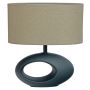 BORDSLAMPA ANETA LIGHTING OLINA E14 SVART/BRUN